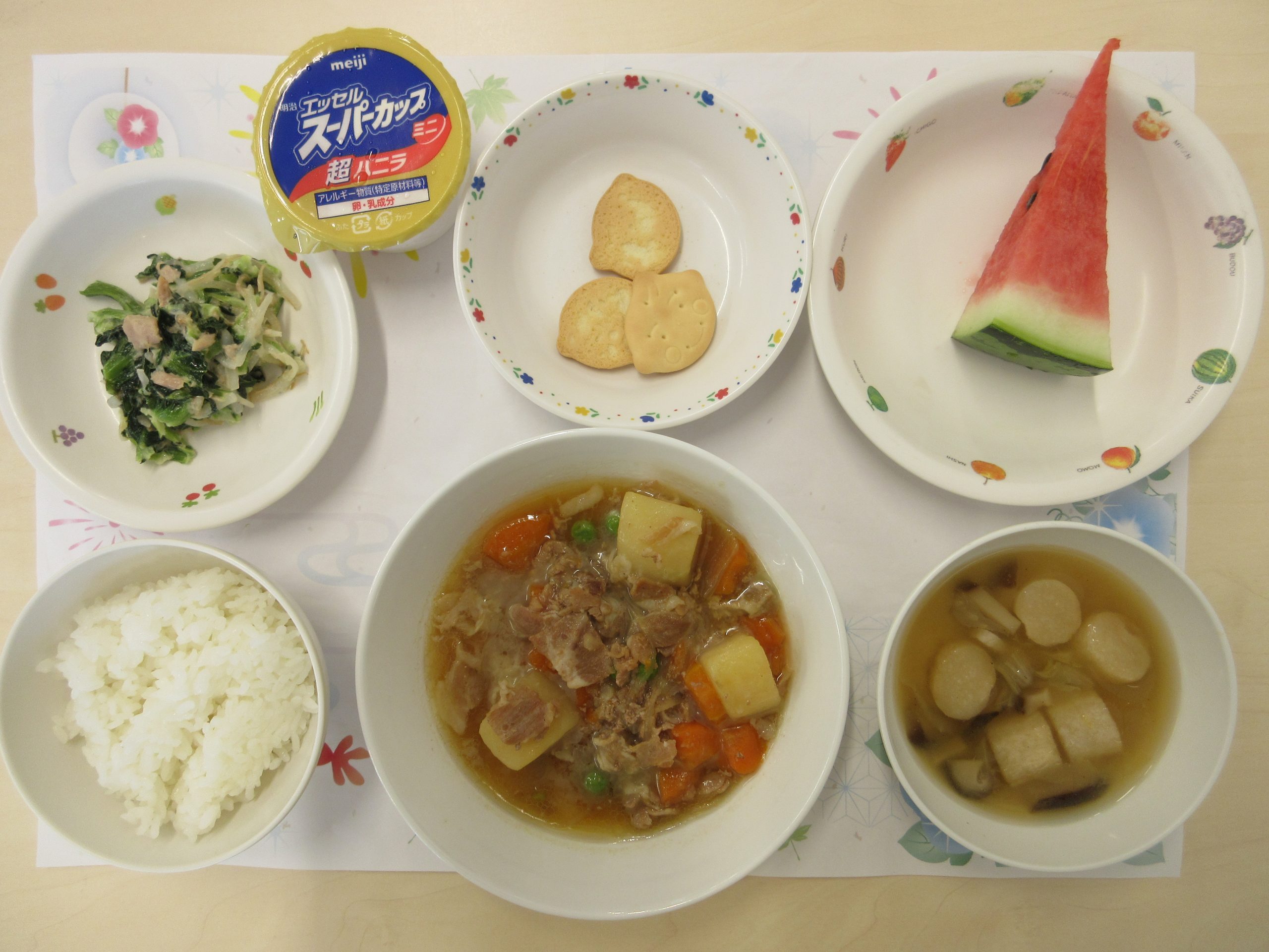 7月30日　きょうの給食