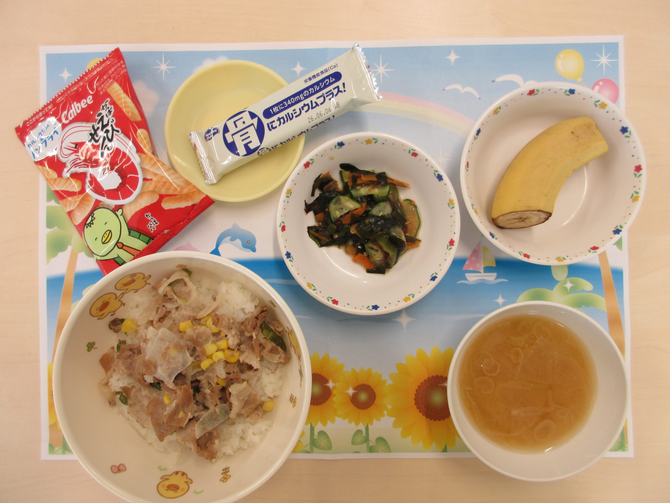 8月14日　きょうの給食