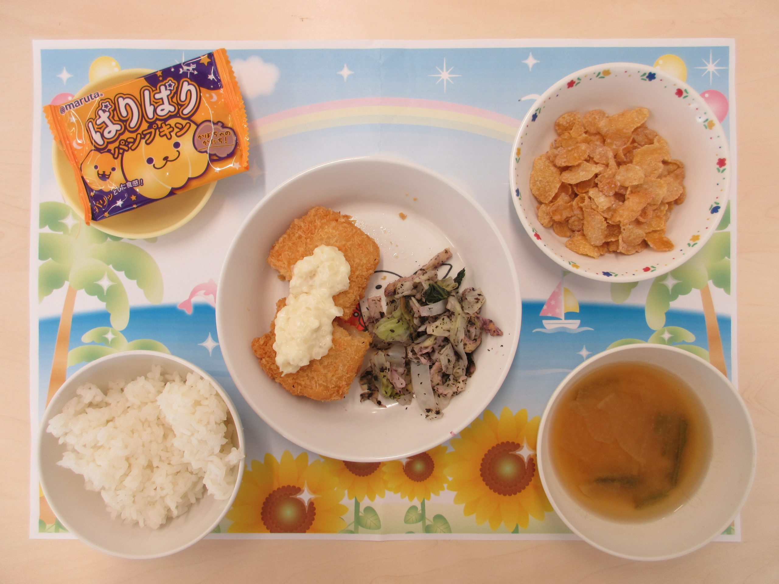 8月18日　きょうの給食