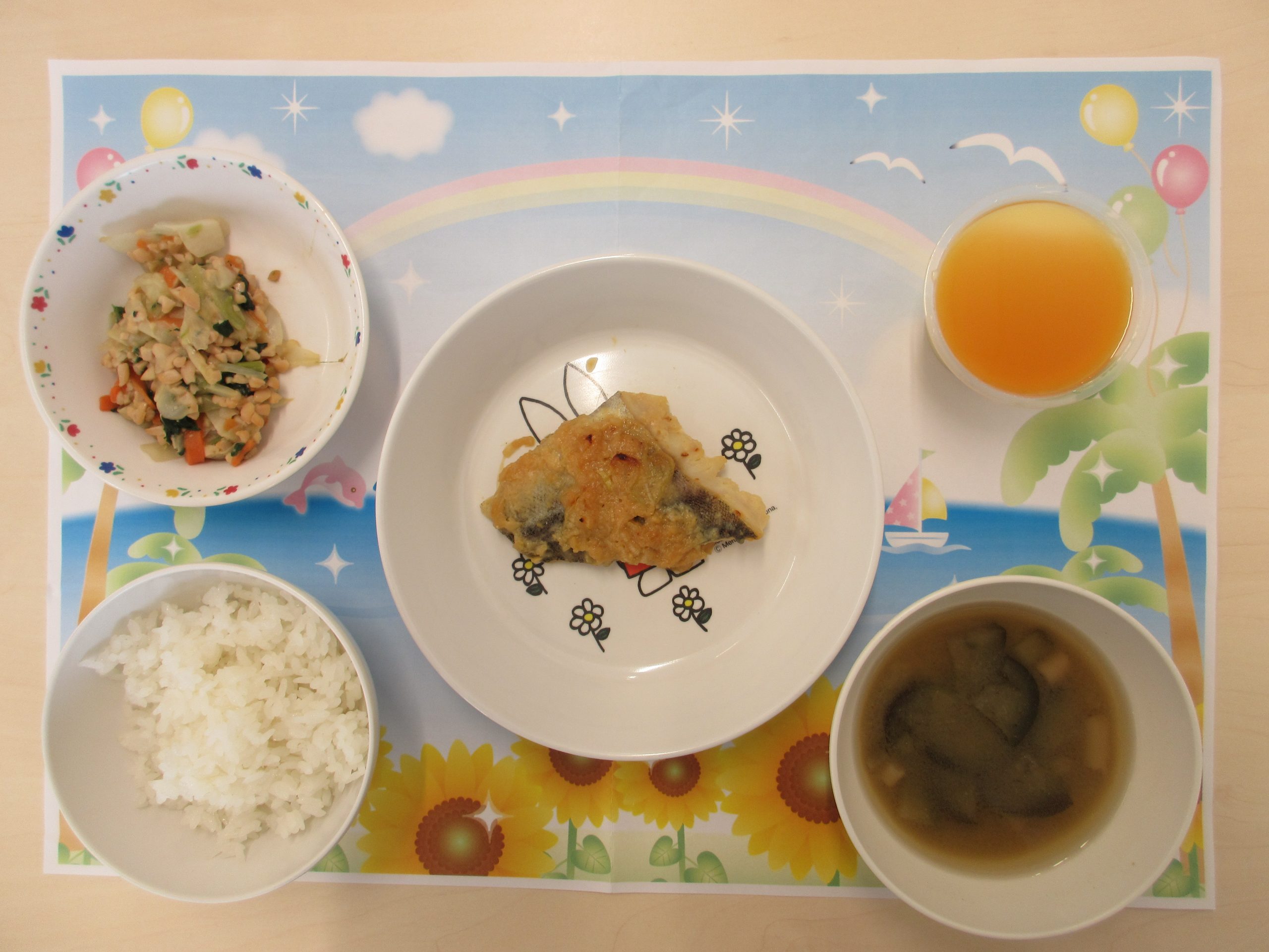 8月25日　きょうの給食