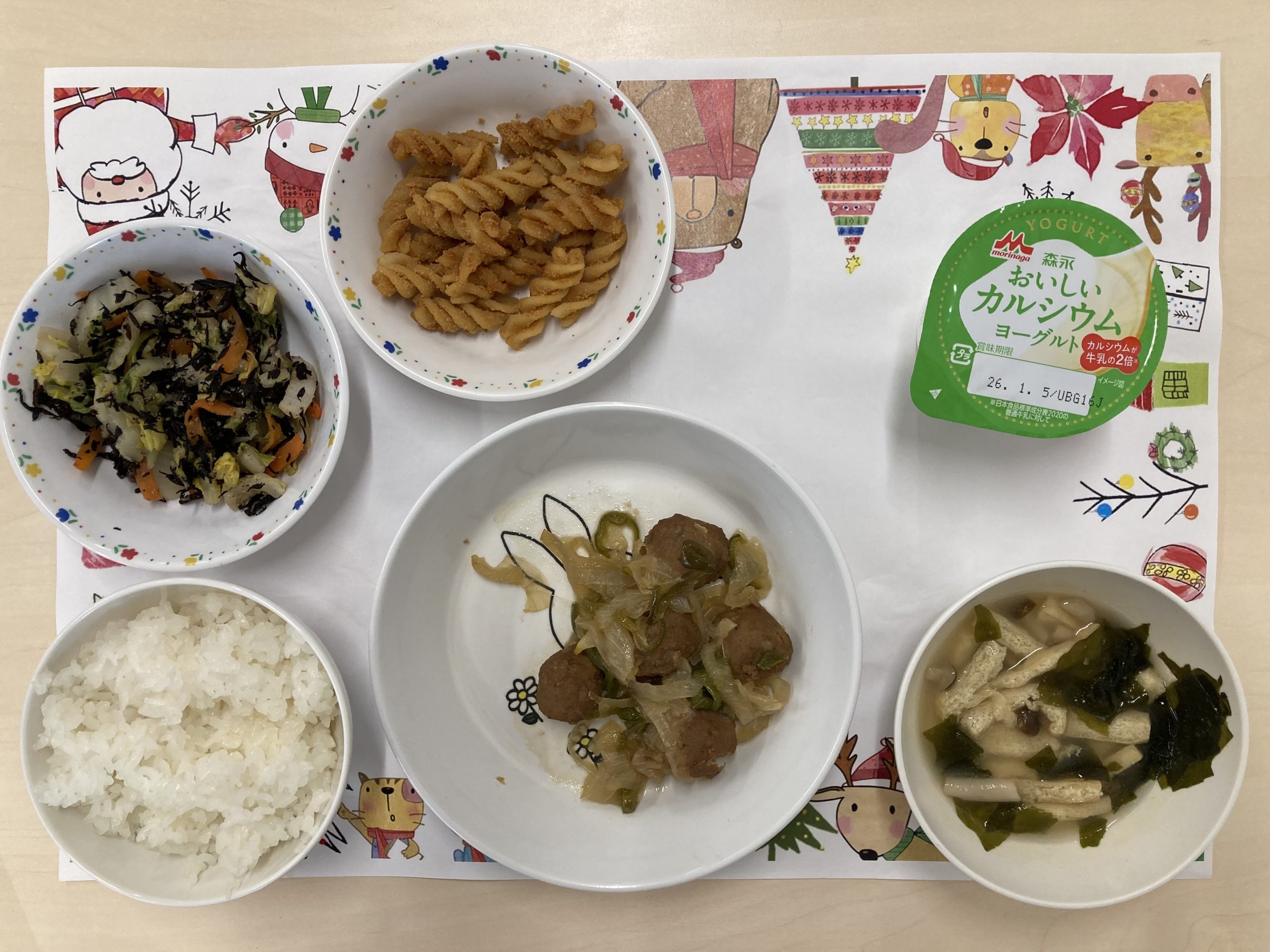 12月22日　きょうの給食