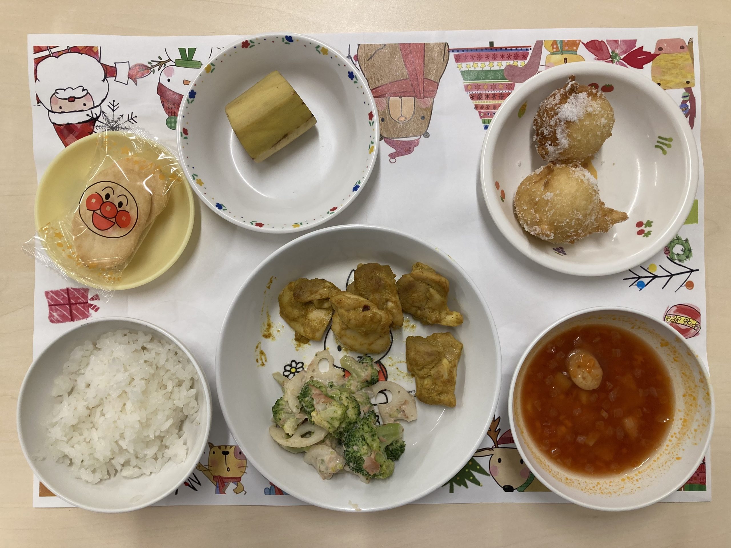 12月24日　きょうの給食