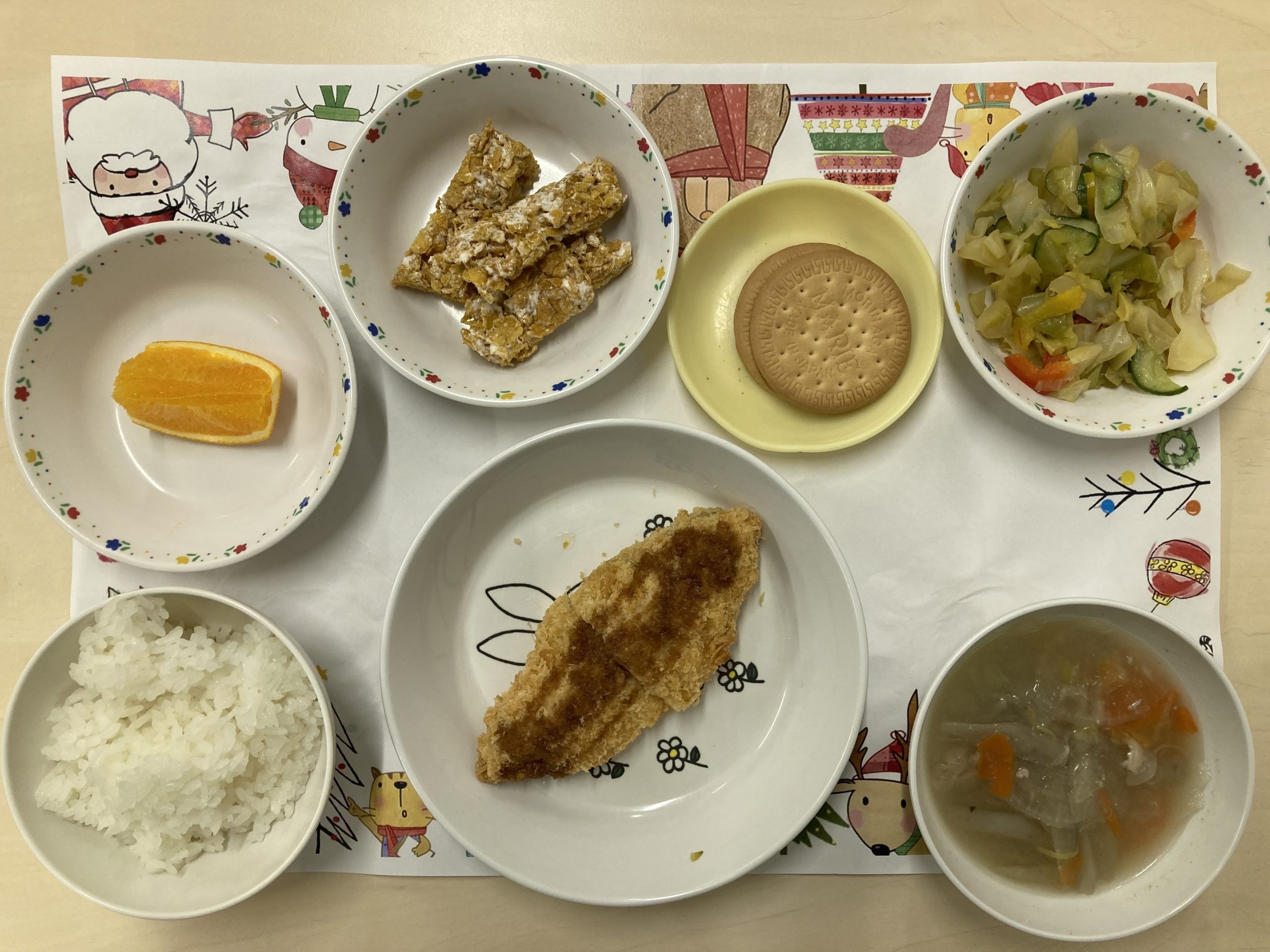 12月25日　きょうの給食
